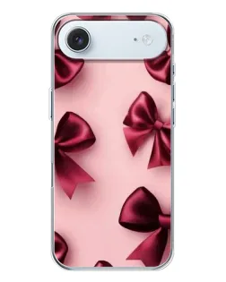Чохол для iPhone 17 Air з картинкою «Бордовий атлас»