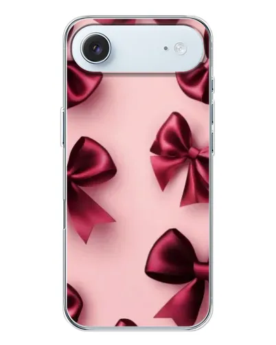 Чохол для iPhone 17 Air з картинкою «Бордовий атлас»