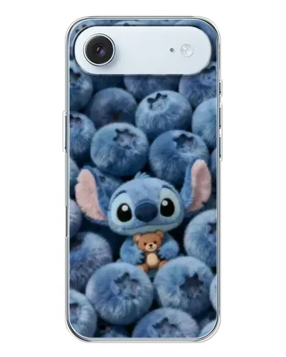 Чехол для iPhone 17 Air с картинкой «Стич и голубика» Чехол для iPhone 17 Air с картинкой «Стич и голубика»