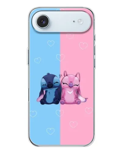 Чехол для iPhone 17 Air с картинкой «Stitch и Angel Love» Чехол для iPhone 17 Air с картинкой «Stitch и Angel Love»