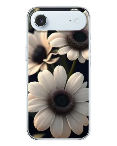 Чохол для iPhone 17 Air з картинкою «Білі маргаритки макро»