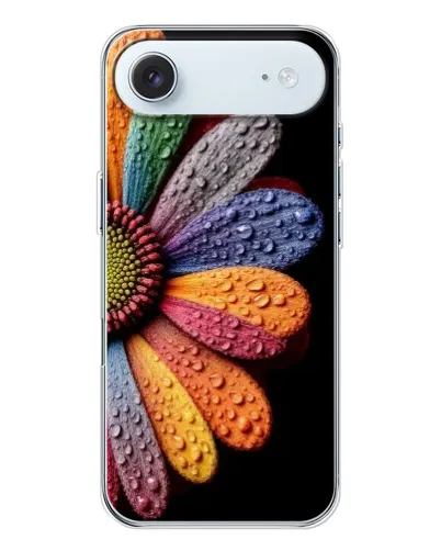Чохол для iPhone 17 Air з картинкою «Райдужна квітка»