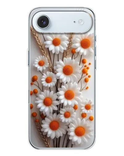 Чохол для iPhone 17 Air з картинкою «Білі сухоцвіти»