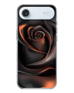 Чохол для iPhone 17 Air з картинкою «Шовкова чорна троянда»
