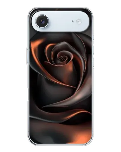 Чохол для iPhone 17 Air з картинкою «Шовкова чорна троянда»