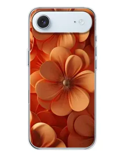 Чохол для iPhone 17 Air з картинкою «Помаранчева макро квітка»