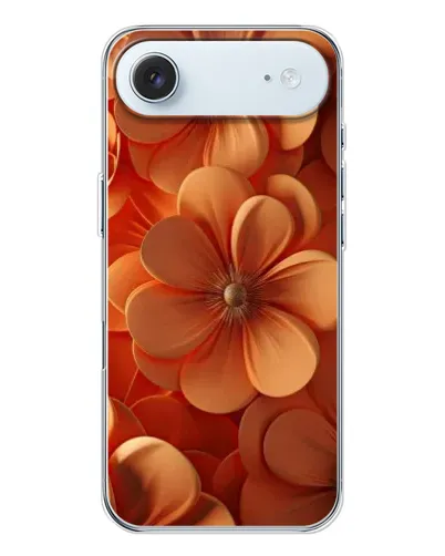 Чохол для iPhone 17 Air з картинкою «Помаранчева макро квітка»