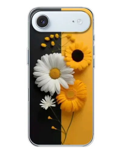 Чохол для iPhone 17 Air з картинкою «Соняшник та ромашка»
