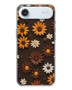 Чохол для iPhone 17 Air з картинкою «Візерунок з маленьких соняшників»