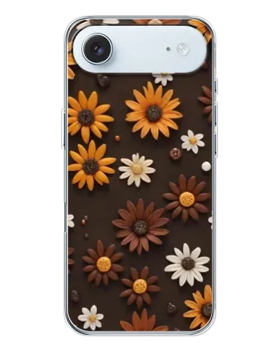 Чохол для iPhone 17 Air з картинкою «Візерунок з маленьких соняшників»