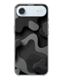 Чохол для iPhone 17 Air з картинкою «Темний абстрактний камуфляж»