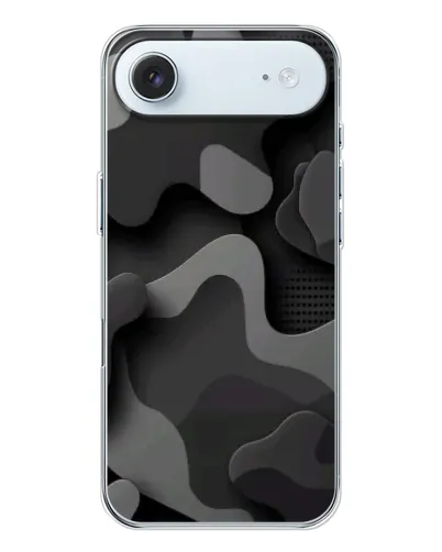 Чохол для iPhone 17 Air з картинкою «Темний абстрактний камуфляж»