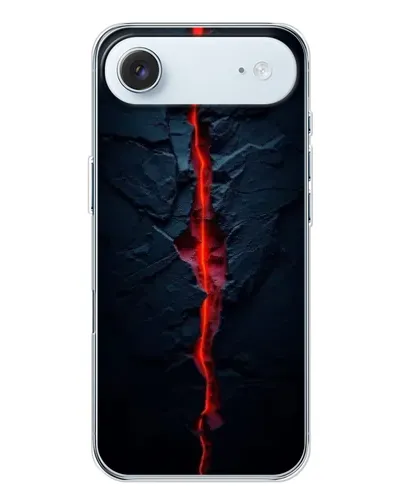 Чохол для iPhone 17 Air з картинкою «Червона лавова тріщина»