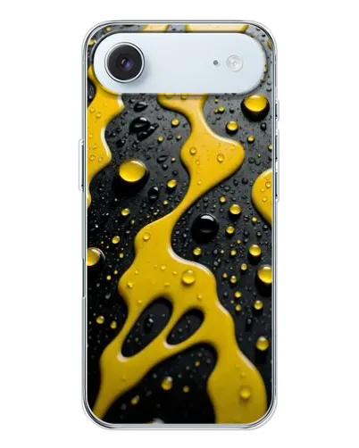 Чохол для iPhone 17 Air з картинкою «Рідке жовте золото»