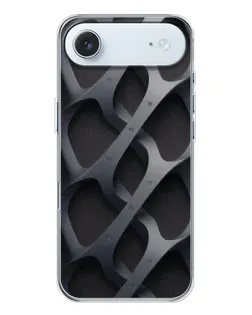 Чохол для iPhone 17 Air з картинкою «Об'ємне сіре плетіння»