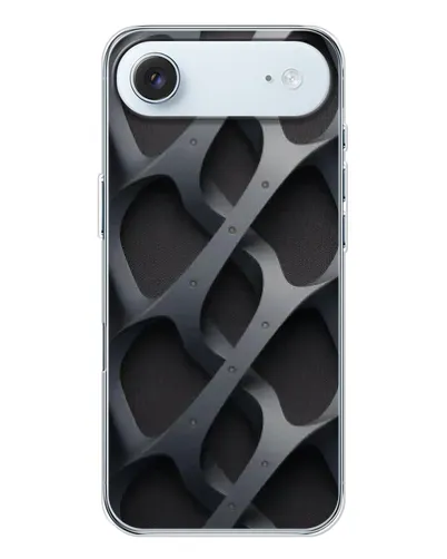 Чохол для iPhone 17 Air з картинкою «Об'ємне сіре плетіння»