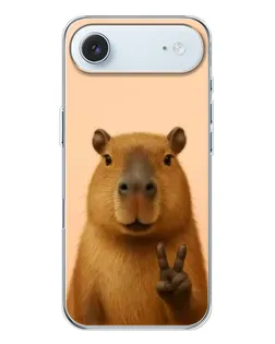 Чохол для iPhone 17 Air з картинкою «Капібара вікторія»