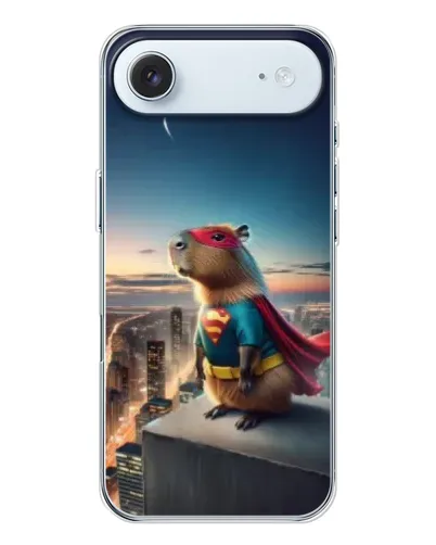 Чехол для iPhone 17 Air с картинкой «Капи-мен супергерой»