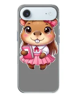 Чохол для iPhone 17 Air з картинкою «Дівчинка капібара»