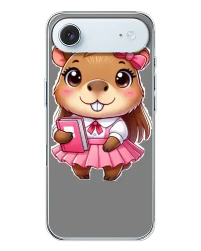 Чехол для iPhone 17 Air с картинкой «Девочка капибара»