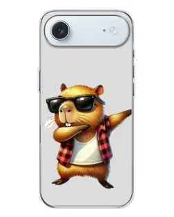 Чохол для iPhone 17 Air з картинкою «Капібара репер даб»