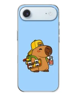 Чохол для iPhone 17 Air з картинкою «Капібара на скейті»