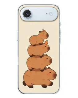 Чохол для iPhone 17 Air з картинкою «Вежа з капібар»