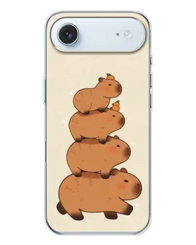 Чехол для iPhone 17 Air с картинкой «Башня из капибар»