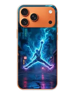 Чехол для iPhone 17 Pro Max с картинкой «Jordan Gold Jumpman»