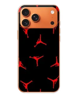 Чехол для iPhone 17 Pro Max с картинкой «Jordan Red Pattern»