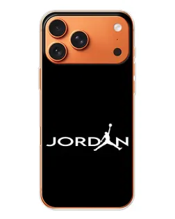 Чехол для iPhone 17 Pro Max с картинкой «Jordan White Logo»