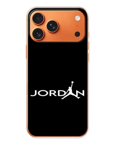 Чехол для iPhone 17 Pro Max с картинкой «Jordan White Logo»