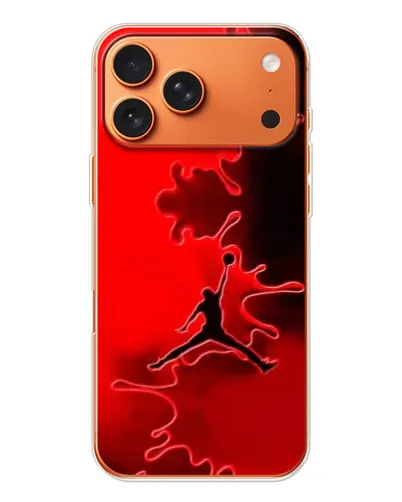 Чехол для iPhone 17 Pro Max с картинкой «Jordan Red Smoke»