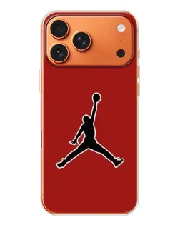 Чехол для iPhone 17 Pro Max с картинкой «Jordan Red Back»
