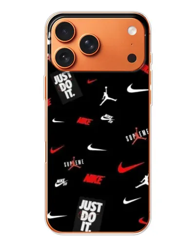 Чехол для iPhone 17 Pro Max с картинкой «Nike Mix Pattern»