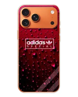 Чехол для iPhone 17 Pro Max с картинкой «Adidas Gold Marble»