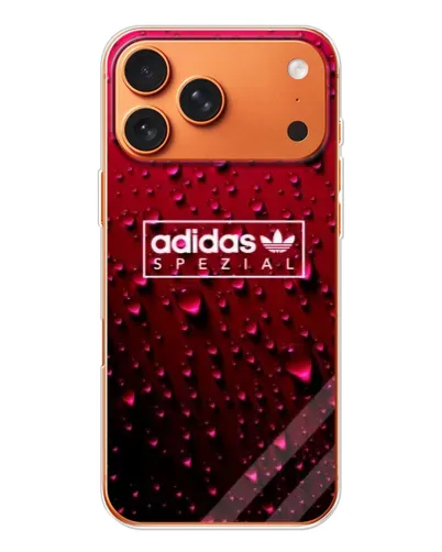 Чехол для iPhone 17 Pro Max с картинкой «Adidas Gold Marble»