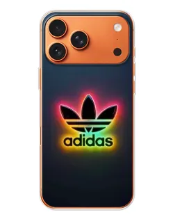 Чехол для iPhone 17 Pro Max с картинкой «Неоновый Adidas»
