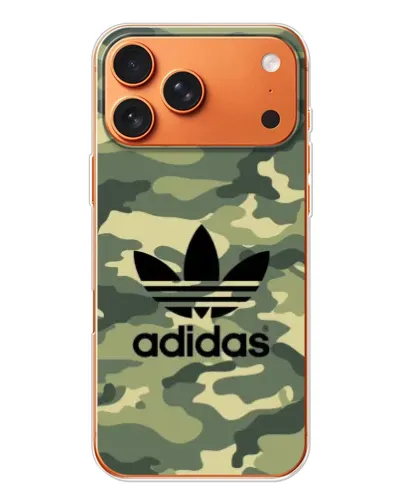 Чехол для iPhone 17 Pro Max с картинкой «Милитари стиль Adidas»