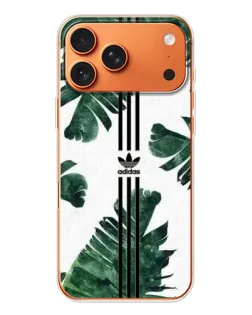 Чехол для iPhone 17 Pro Max с картинкой «Пальмовые листья адидас»