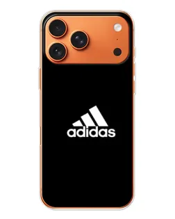 Чехол для iPhone 17 Pro Max с картинкой «Черная классика Adidas»