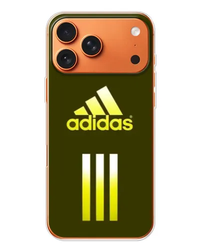 Чехол для iPhone 17 Pro Max с картинкой «Оливковый градиент Adidas»