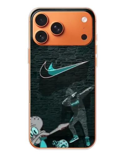 Чехол для iPhone 17 Pro Max с картинкой «Спортивный арт Nike»