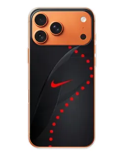 Чехол для iPhone 17 Pro Max с картинкой «Абстрактный дизайн Nike»