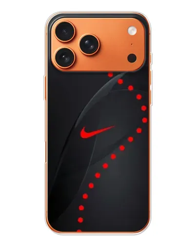 Чехол для iPhone 17 Pro Max с картинкой «Абстрактный дизайн Nike»