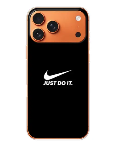 Чехол для iPhone 17 Pro Max с картинкой «Минимализм от Nike»