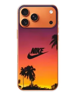 Чехол для iPhone 17 Pro Max с картинкой «Nike на закате солнца»