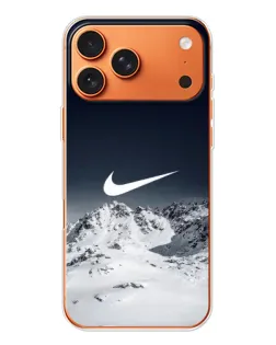 Чехол для iPhone 17 Pro Max с картинкой «Nike — зимние горы»