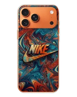 Чехол для iPhone 17 Pro Max с картинкой «Nike в абстракции»