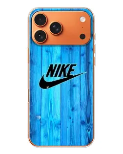 Чехол для iPhone 17 Pro Max с картинкой «Голубое дерево Nike»